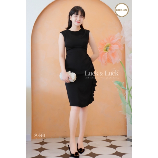 ĐẦM BODY SÁT NÁCH XẾP LY EO