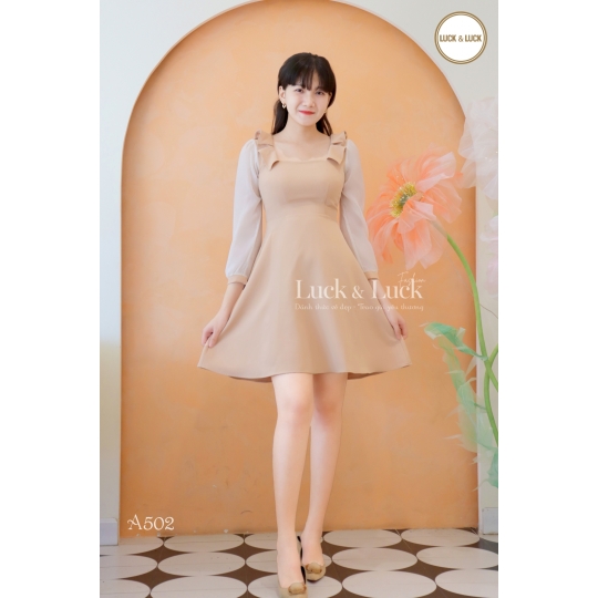 ĐẦM VOAN TAY DÀI