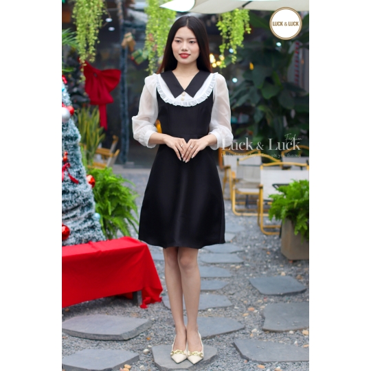 Đầm FormA tay dài - Màu Đen