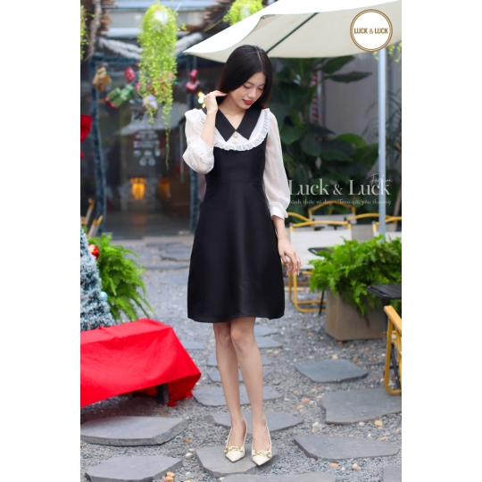 Đầm FormA tay dài - Màu Đen