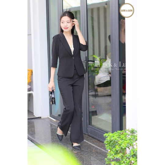 Áo vest tay lỡ - Màu đen