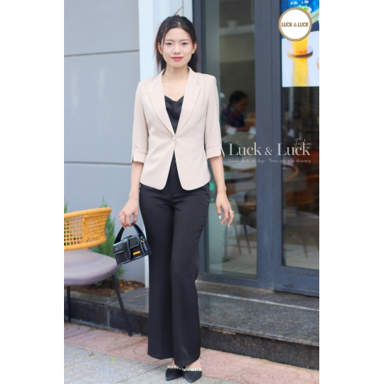 Áo vest tay lỡ - Màu Kem