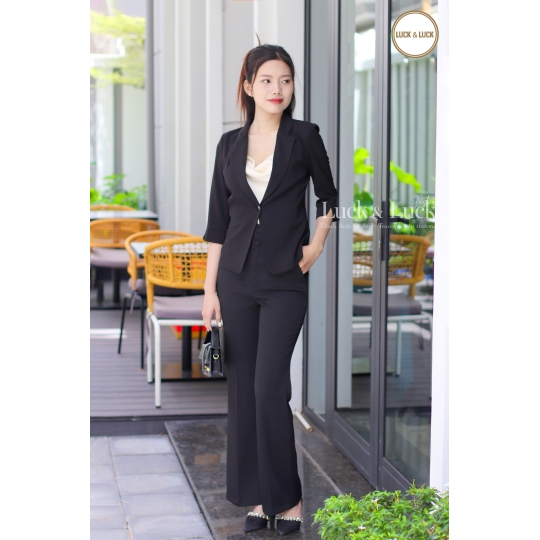 Áo vest tay lỡ - Màu đen