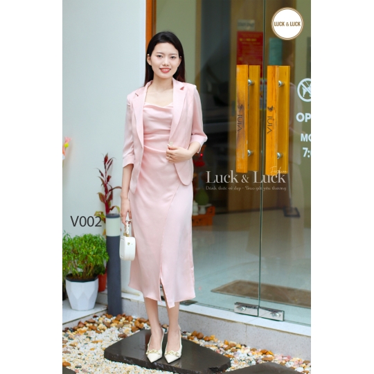 Áo vest tay lỡ - Màu Hồng