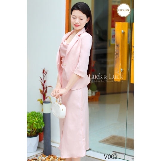 Áo vest tay lỡ - Màu Hồng
