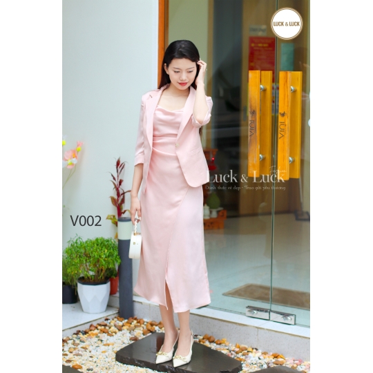 Áo vest tay lỡ - Màu Hồng