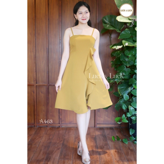 ĐẦM XÒE 2 DÂY NHẤN EO