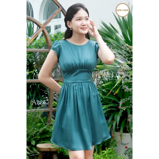 Váy Dự Tiệc Sophie Dress Thiết Kế Sang Trọng Đơn Giản Phù Hợp Đi Dự Tiệc, Đi Làm Công Sở Màu Xanh Dương